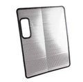 Kentrol 87-95 Jeep Wrangler YJ Bug Shield - Polished Silver