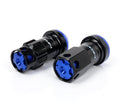 NRG M12X1.5 Steel Lug Nut w/ Red Al Tip/Dust Cap Cover Set 22 Pcs Black/Red w/Locks/ Socket