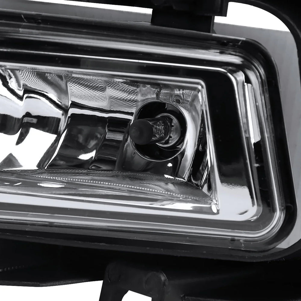 Fog Driving Bumper Lights Lamps H8 Bulbs Switch Pair