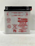 Yuasa Battery auto part close-up