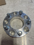 BILLET WHEEL ADAPTERS 5LUG 5135 TO 5135 87MM M12X1.50 THREAD 1.25IN THICK