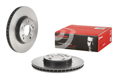 Brembo 14-15 Acura ILX/98-17 Honda Accord/06-15 Civic Front Premium UV Coated OE Equivalent Rotor