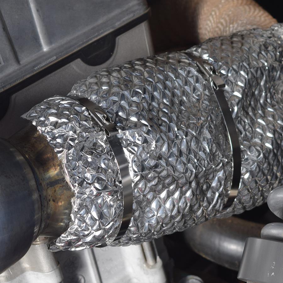 STAINLESS STEEL LOCKING TIES USED TO HOLD EXHAUST WRAP AND OTHER INSULATION