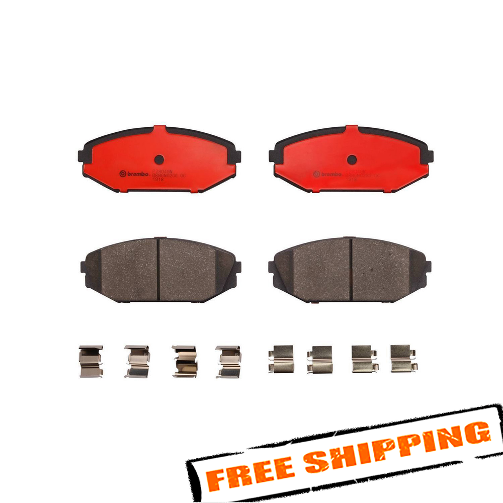 Brembo 01-02 Acura MDX/99-04 Honda Odyssey Front Premium NAO Ceramic OE Equivalent Pad