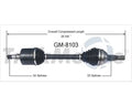 NEW CV AXLE