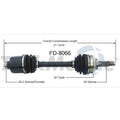 NEW CV AXLE