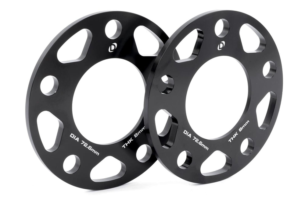 WHEEL SPACER KIT, 72.6MM, 8MM THICK