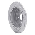 DFC 90-08 Saab 9-2X Rear Right Drilled & Slotted Silver Brake Rotor