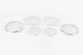 Kentrol 76-86 Jeep Wire Mesh Guard Set 6 Pieces CJ - Polished Silver