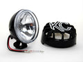 KC HiLiTES Rally 400 4in. Round Halogen Light 55w Spread Beam (Single) - Black