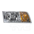 RH HEADLAMP ASSY COMPOSITE W/O BULBS OR SOCKETS; REPLACEMENT LENS DESIGN CROWN VICTORIA 19982011