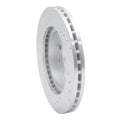 R1 93-03 Ford Probe Front Right Drilled & Slotted Silver Brake Rotor