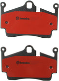 Brembo 17-19 Porsche 718 Boxster/718 Cayman/05-16 Boxster Rear Premium NAO Ceramic OE Equivalent Pad