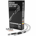 Goodridge 54in Universal Brake Line Assembly w/Black Zinc Fittings & Black Hose