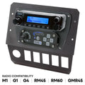 Rugged Radios Polaris General Multi Mount Kit for Radio and Intercom Rugged M1/G1/RM45/RM60/GMR45