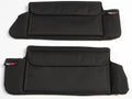 Rugged Ridge Sun Visor Organizers Black 07-09 Jeep Wrangler JK