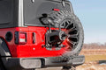 ~(14.1 lbs. 20X16X7)~ Jeep Spare Tire Relocation Bracket (18-20 Wrangler JL No Rear Proximity Sensors)