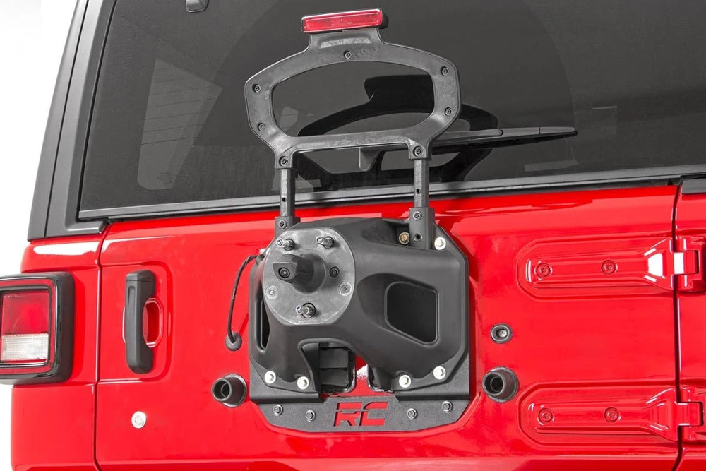 ~(14.6 lbs. 20X16X7)~ Jeep Spare Tire Relocation Bracket (18-20 Wrangler JL w/ Rear Proximity Sensors)
