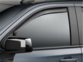 WeatherTech 2019+ Chevrolet Silverado 1500 Crew Cab Front Side Window Deflectors - Dark Smoke