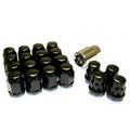 Project Kics 16 LUGS + 4 LOCKS Black Bullock And Nut Set - 12X1.50