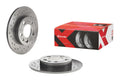 Brembo 00-06 Audi TT Quattro Rear Premium Xtra Cross Drilled UV Coated Rotor