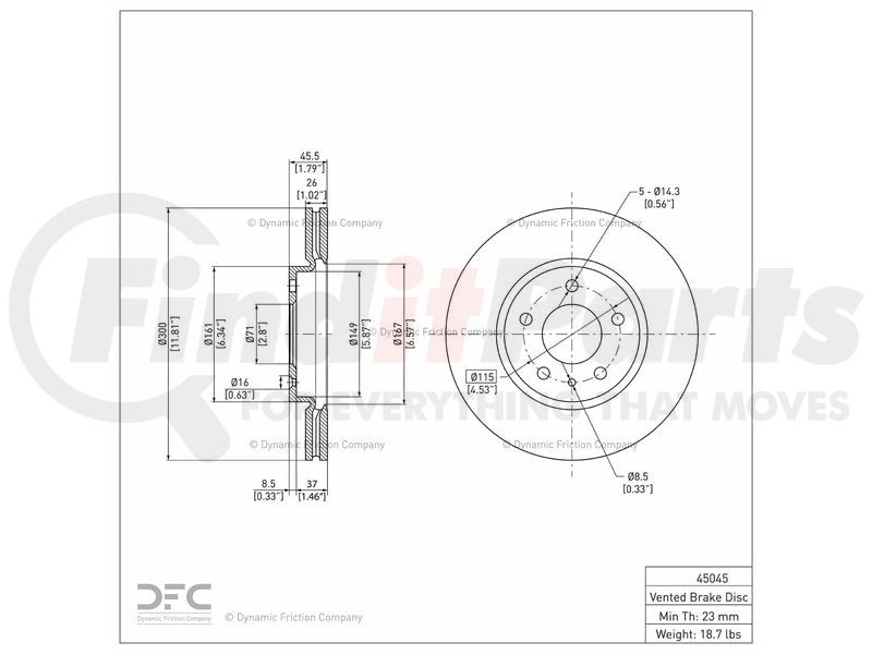 DFC auto part