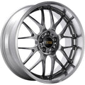 BBS RS-GT 20x8.5 5x112 ET38 Diamond Black Center Diamond Cut Lip Wheel - 82mm PFS Required