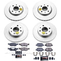 Power Stop 12-18 Fiat 500 Front & Rear Z23 Evolution Sport Coated Brake Kit