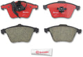 Brembo 05-09 Audi A4/A4 Quattro/06-11 A6 Quattro Front Premium NAO Ceramic OE Equivalent Pad