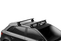 Thule roof rack close-up
