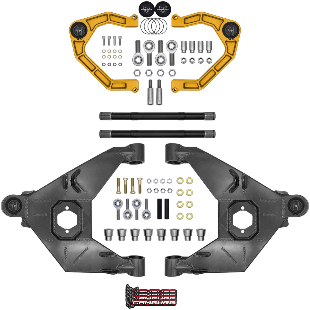 Camburg Ford Bronco 21-25 Trail Series L T Kit w Axles (BILLET XJ UCA) (GOLD)