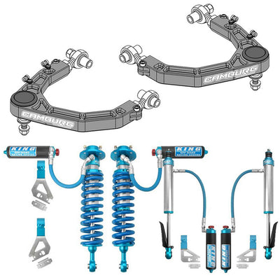 Camburg Toyota Sequoia 2wd 4wd 23-25 King 2.5 Performance Kit w Adj (BILLET UCA)