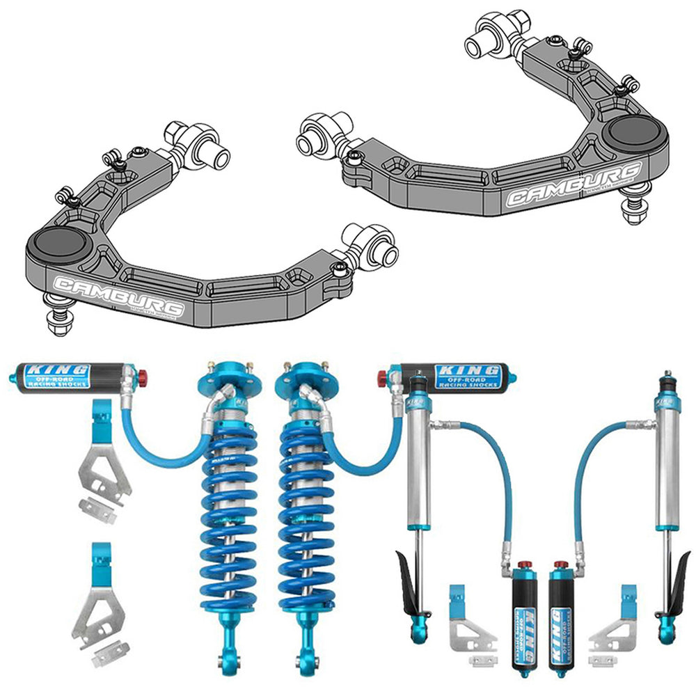 Camburg Toyota Sequoia 2wd 4wd 23-25 King 2.5 Performance Kit w Adj (BILLET UCA)