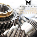 M Engineering auto part close-up