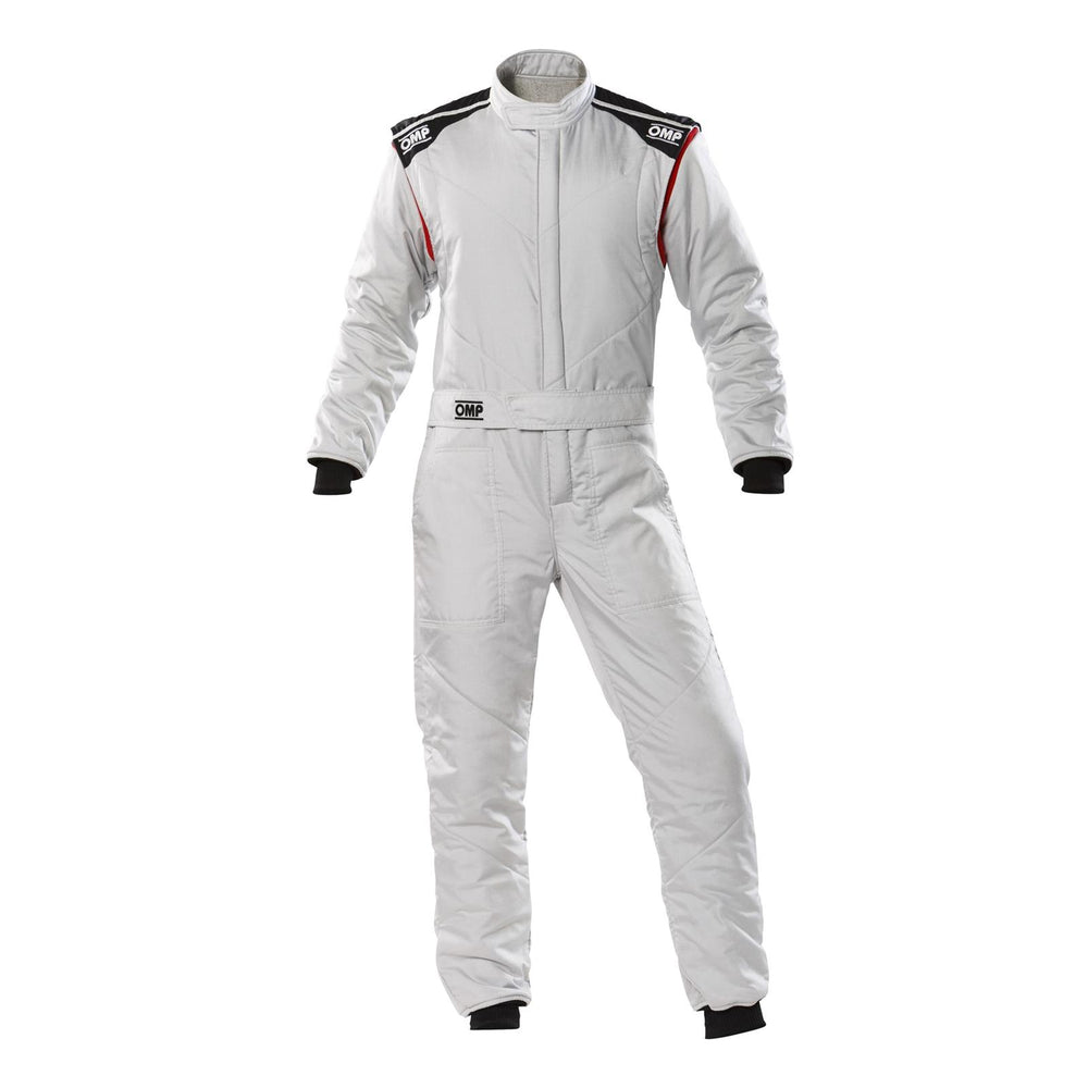 OMP FIRST-S OVERALL SILVER SIZE 52 FIA 8856-2018 + SFI
