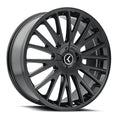 Kraze KR185 Double Down 22x8.5 / 5x100/114.3 BP / 38mm Offset / 73mm Hub Gloss Black Wheel