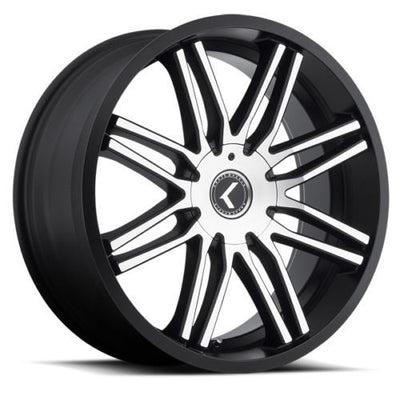 Kraze KR185 Double Down 17x8 / 5x108/114.3 BP / 38mm Offset / 73mm Hub Chrome Wheel