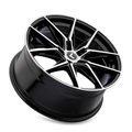 Kraze KR196 Evolve 20x9 / 5x112 BP / 35mm Offset / 66.56mm Hub Gloss Black Machined Wheel