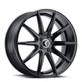 Kraze KR194 Cosmos 20x8.5 / 5x112 BP / 38mm Offset / 66.56mm Hub Gloss Black Wheel