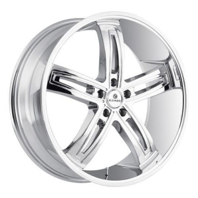 Kraze KR183 Spectra 20x8.5 / 5x110/127 BP / 38mm Offset / 72.62mm Hub Gloss Black Machined Wheel