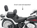 Mustang 06-17 Harley Softail Wide Tire (200mm) Sport Touring Recessed Passenger Seat - Black