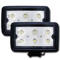 STEALTH VISION 3x5IN HIGH POWER LED FOG LIGHT BLACK CASE 420 LUMENS 3500 CANDLEPOWER 11.75 WATTS