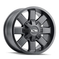 Cast Aluminum Wheels 141 SB 17x9 Satin Black 6 On 135/6 On 139.7 Bolt Pattern 13 Offset ION Wheels