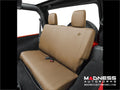 ~(5 lbs. 16X12X5)~ Seat Cover; Rear Tan Jeep 07-17 Wrangler 2-dr; Fit factory rear seat