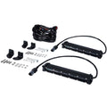 0718 WRANGLER 8IN HIGH POWER LED GRILLE KIT W/(2)LED LIGHT BARS5W CREE SINGLE