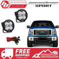 LED Light Pods Clear Lens Work/Scene Pair Squadron R Sport Baja Designs