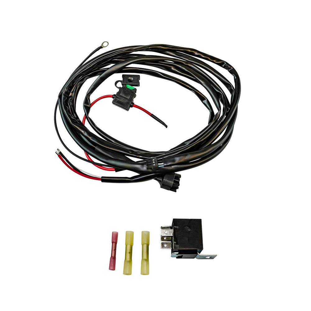 RIGID Adapt Light Bar Small Wire Harness with 60 Amp Relay and Fuse Single