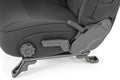 ~(15 lbs. 27X20X10)~ Jeep Neoprene Seat Cover Set Black [18-20 Wrangler JL]