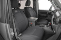 ~(15 lbs. 27X20X10)~ Jeep Neoprene Seat Cover Set Black [18-20 Wrangler JL]