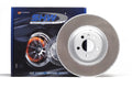 SHW 19-21 Porsche Macan S 3.0L Left Front Smooth Monobloc Brake Rotor (95B615301AA)